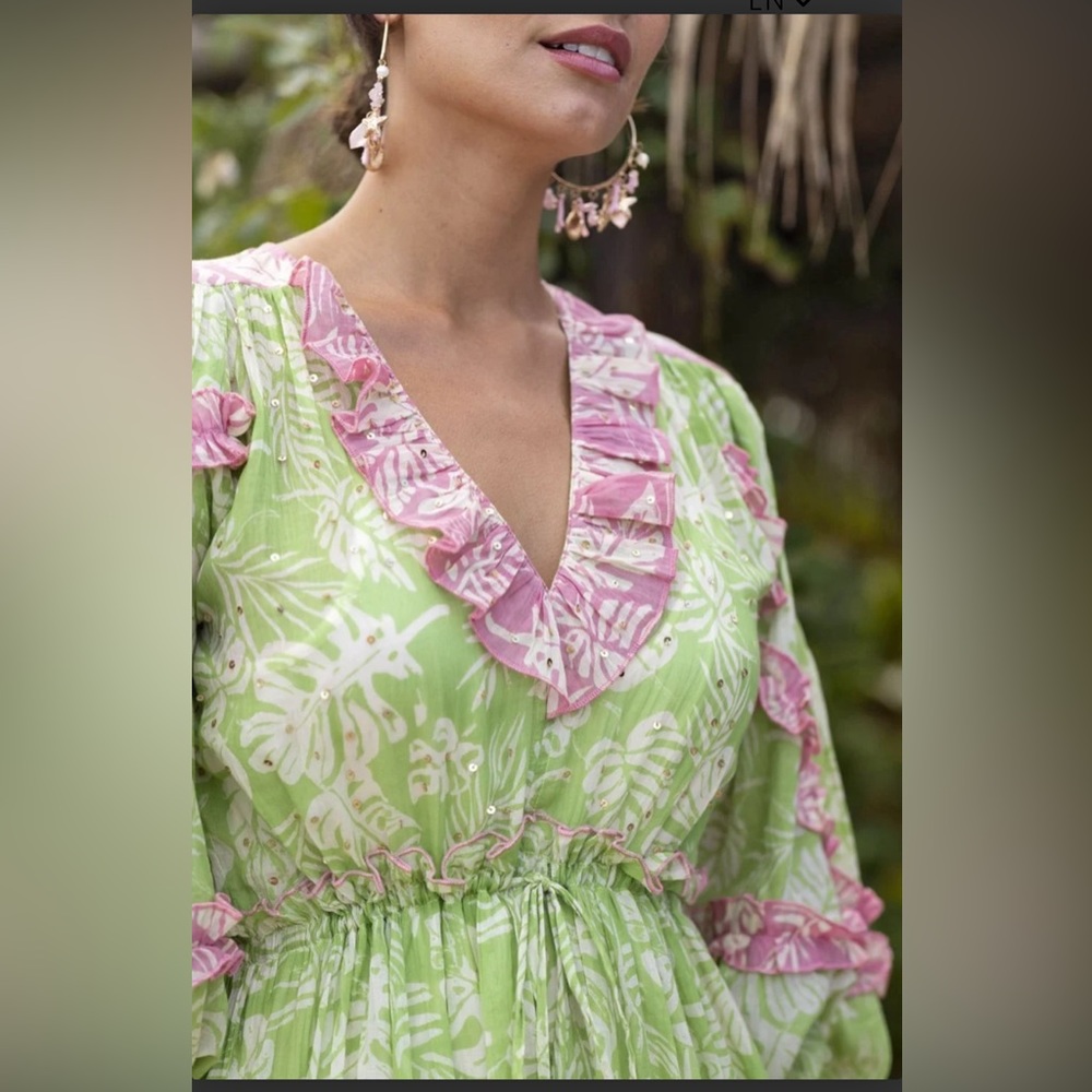 Miss June Paris - Kara Long Dress - Boho Chic, fits sizes 36-42 EU - Picture 2 of 7